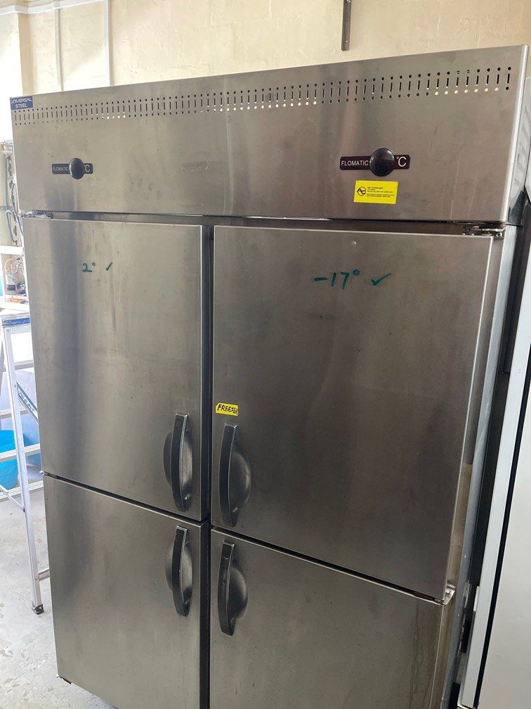 Upright 4 Doors Dual Compressor Freezer/Chiller Combi (Flomatic), TV