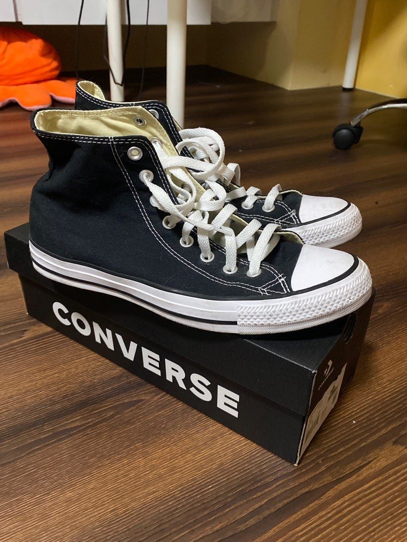 Converse All Star high black Men s Fashion Footwear Sneakers on