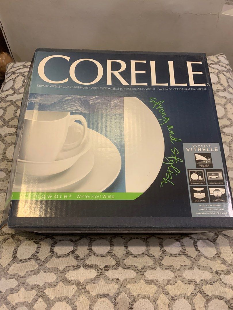 Corelle Livingware 16 pieces (100 Authentic) with FREEBIE PLATE DRYING