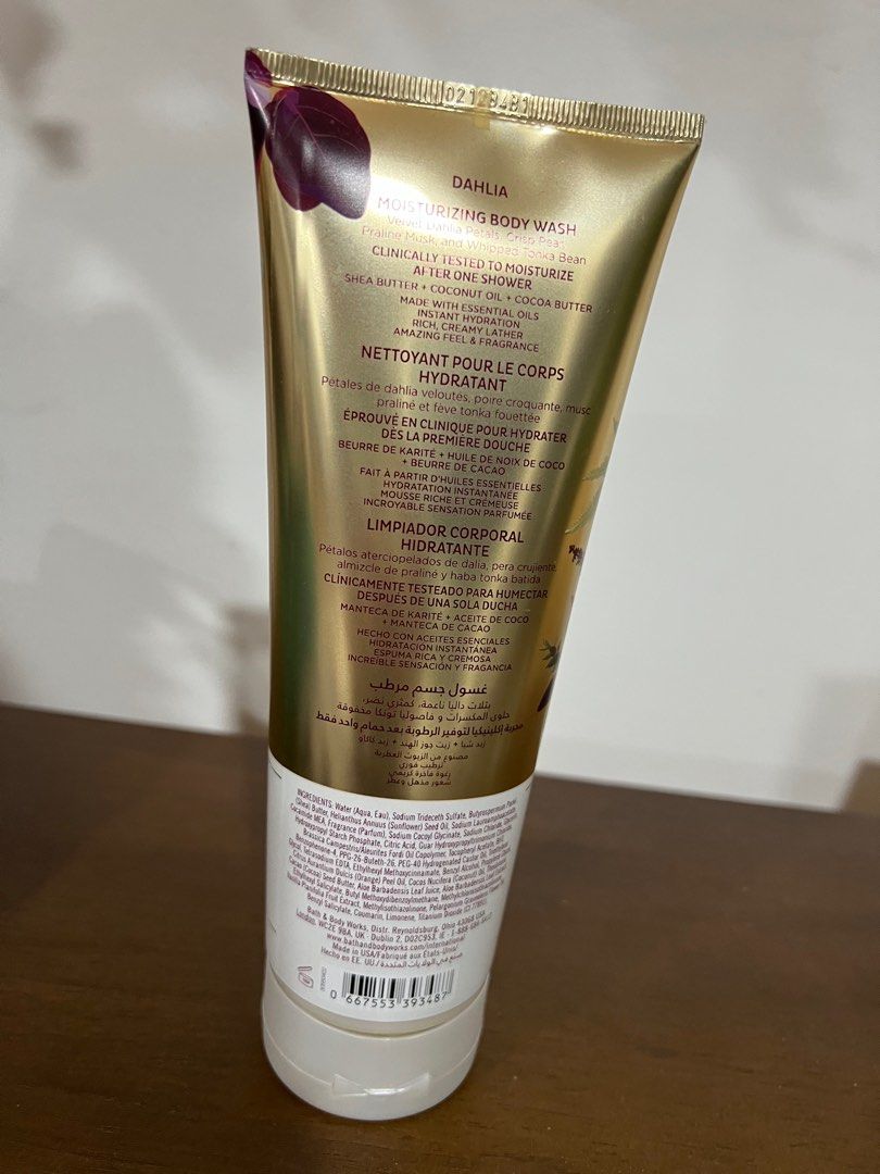 Dahlia Body Cream Bath & Body Works, Beauty & Personal Care, Bath