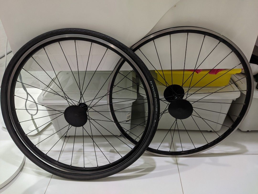 Decathlon 700c wheels on sale