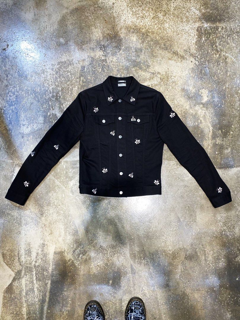 Dior kaws hotsell denim jacket