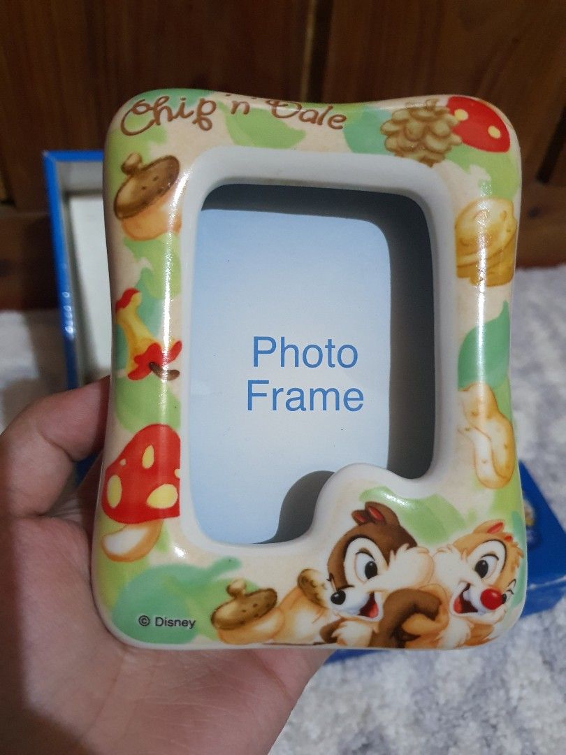 Disney Chip n Dale Ceramic Mug and Frame Set (Category: Character Goods) located in Baguio. Submitted by thriftfinds_2600 (Listing ID 1198642808, Image 3). Description: New. Giftable. Check all photos for more details. open for shipping mop: gcash mod: flas express.