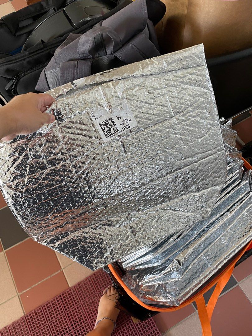 Disposable shop cooler bag