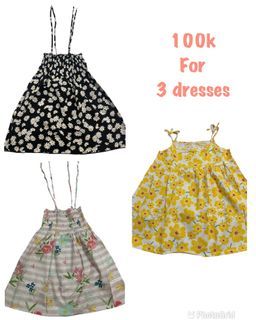 Dress anak 100k for 3pcs