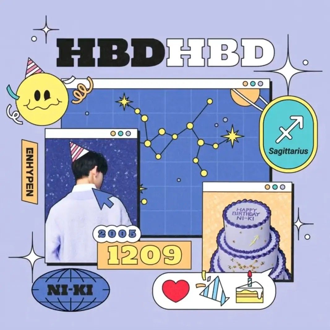 ENHYPEN SUNGHOON / NI-KI BIRTHDAY OFFICIAL MD, Hobbies & Toys