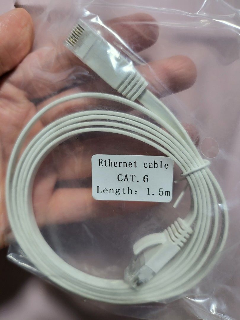 Ethernet cable CAT.6 (1.5m), Computers & Tech, Parts & Accessories