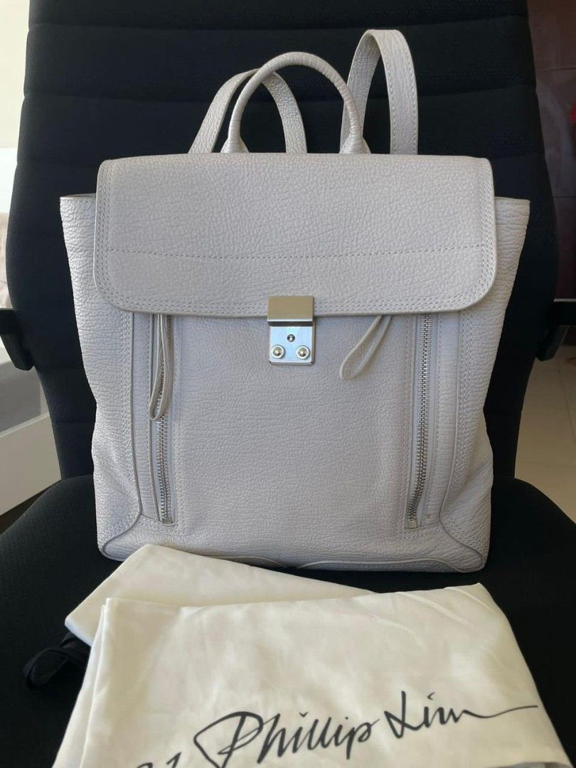 Fast Sale Preloved Phillip Lim Backpack Grey Shw Medium sz 31 x 29 x 12 cm Comes with dustbag Nett Exclude ongkir