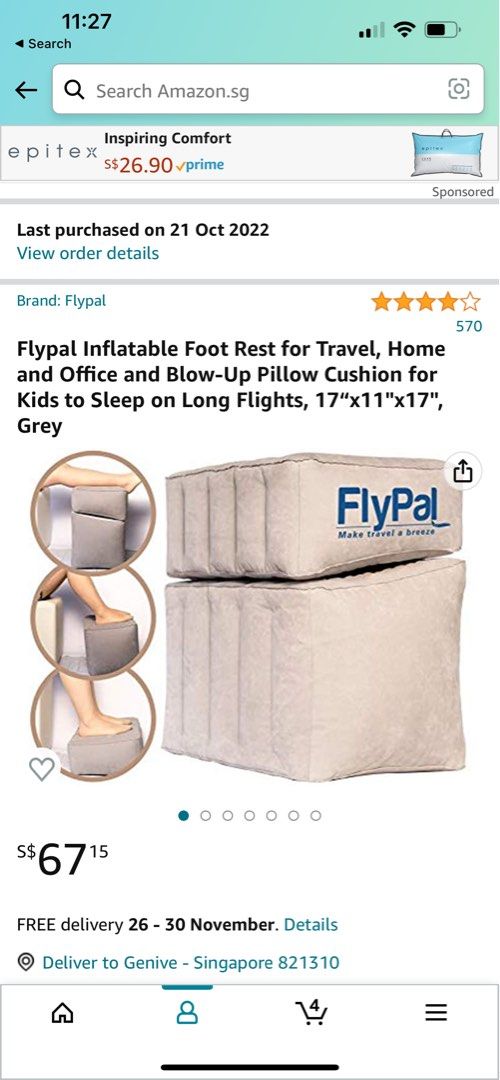 Flypal footrest hot sale