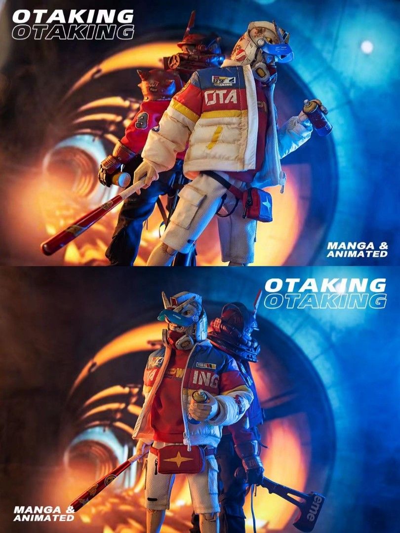 🔥Gk新品預訂🔥御宅朋克OTAKING 塗鴉戰士&赤潮武士, 興趣及遊戲, 玩具  