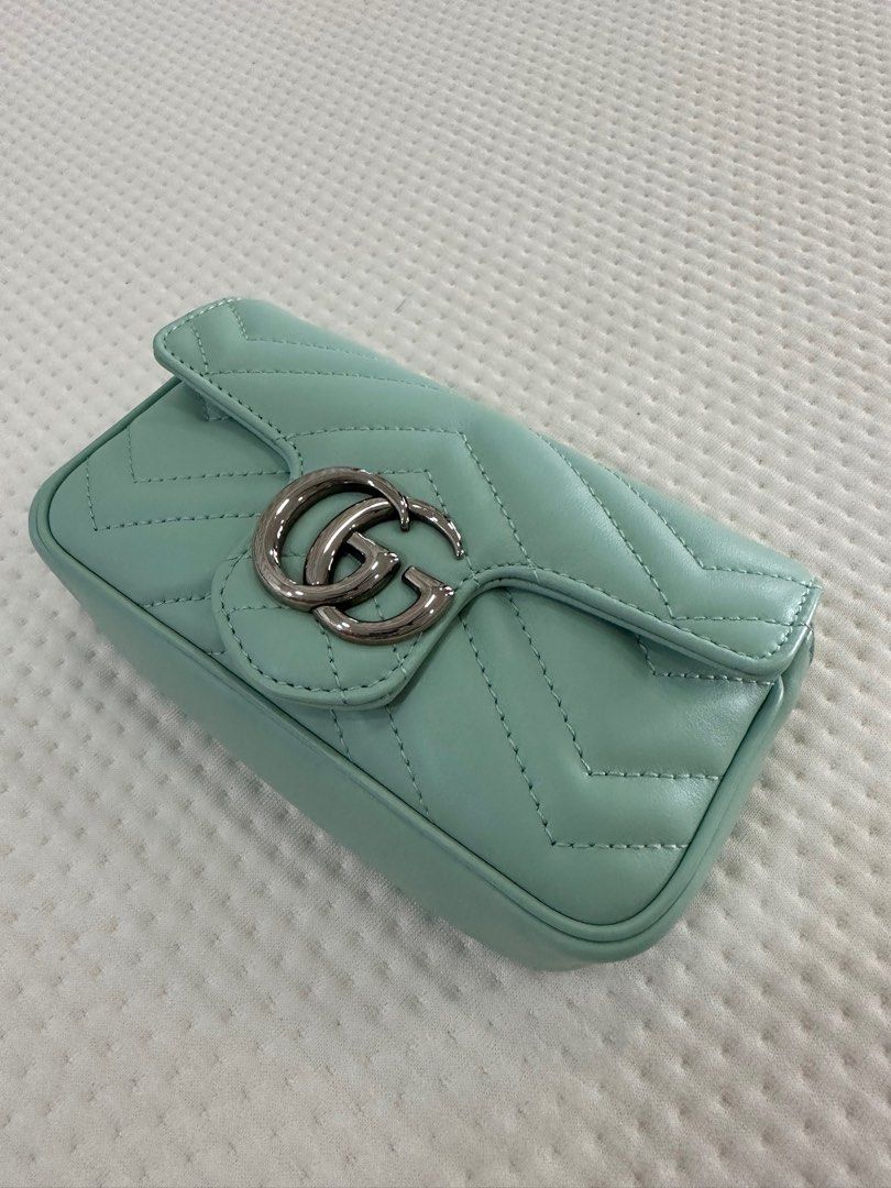 Gucci Mini Marmont in Mint Green AUTHENTIC