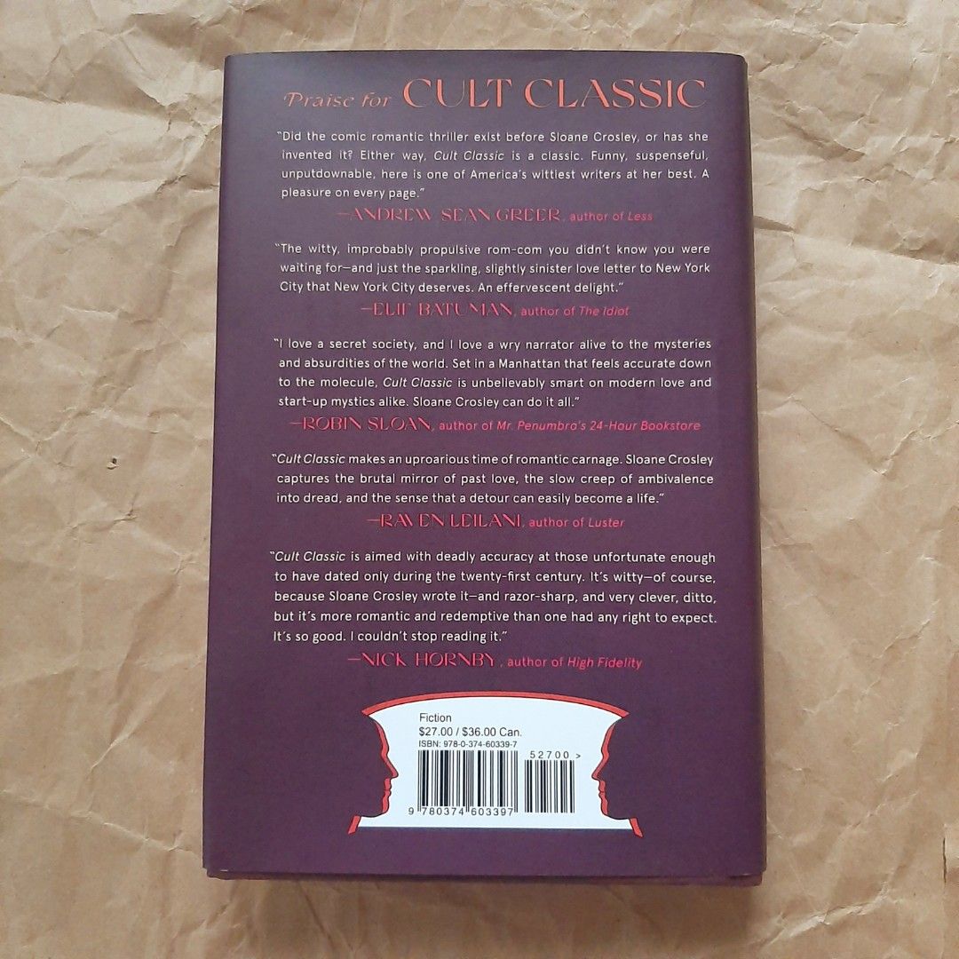 (Hardcover) Cult Classic by Sloane Crosley, Hobbies & Toys, Books