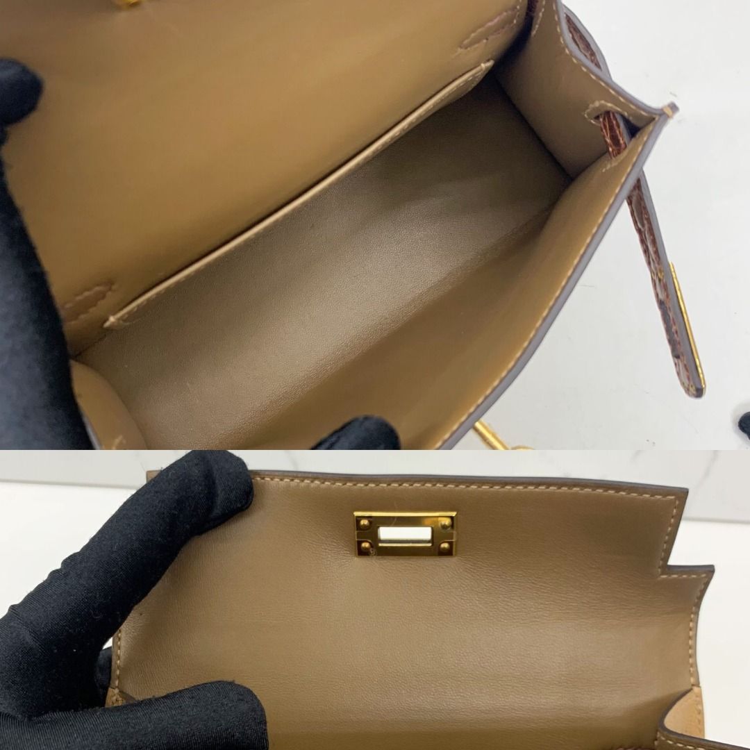 Taiwan Hermes Kelly Mini II Handbag 8L奶油白Beton 10奶昔白Craie-Qatar Kuwait  Hermes Birkin Kelly Lindy bag