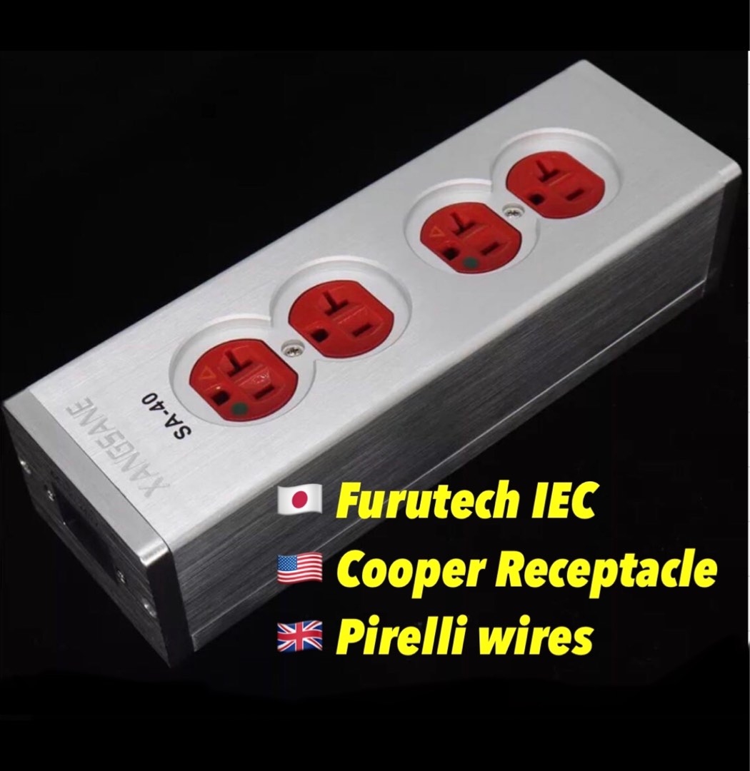 High-End Power Distributor US sockets for Audio / video set up - source ...