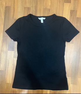 h&m black top