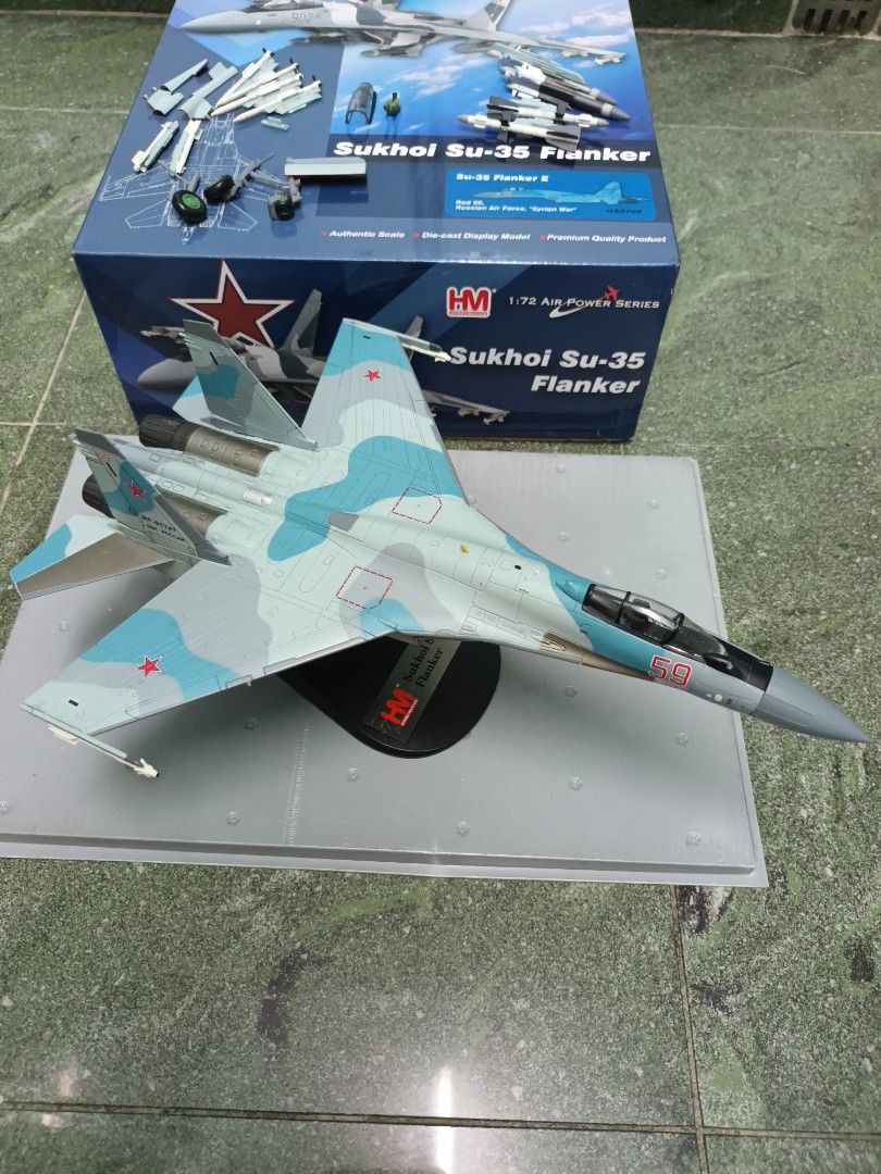 Sukhoi SU-35 - Hobby Master HA5709, 興趣及遊戲, 玩具& 遊戲類