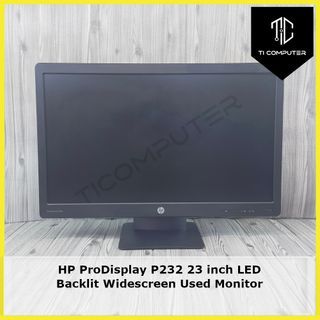 HP PRODISPLAY P232 23 INCH LED BACKLIT WIDESCREEN USED MONITOR