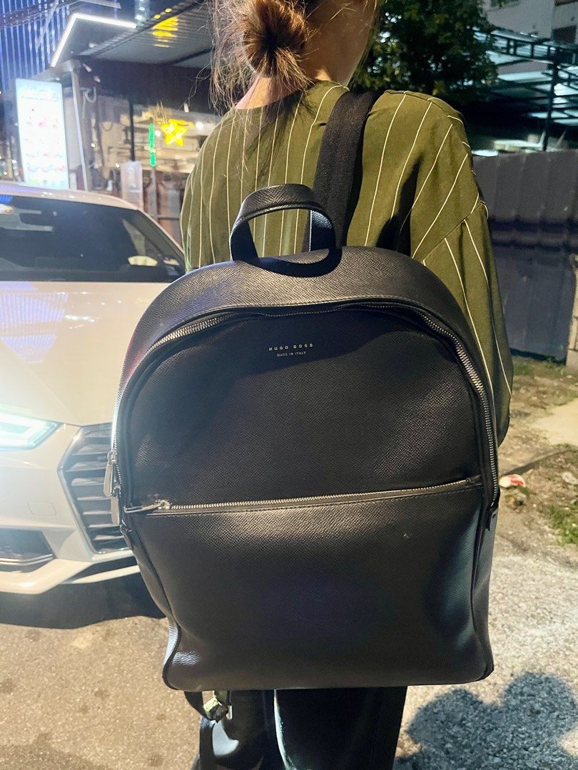 Hugo Boss Laptop/Backpack (made in italy), Men's Fashion, Bags