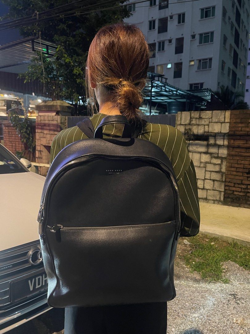 Hugo Boss Laptop/Backpack (made in italy), Men's Fashion, Bags