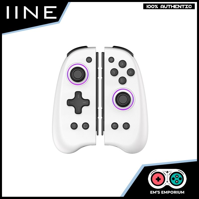 IINE Joycon Controller Wake up Controller Transparent Nintendo Switch / Switch OLED Joycons (Category: Nintendo) located in Quezon City. Submitted by emsemporiumph (Listing ID 1171292255, Image 3). Description: 🎈IINE Wake up Controller As Joycon in market ables to wake up Switch directly from our Pro Controller, and this Controller is with auto-fire Support. 🎈IINE Wake up Controller Black As Joycon provides high performance with the turbo funct