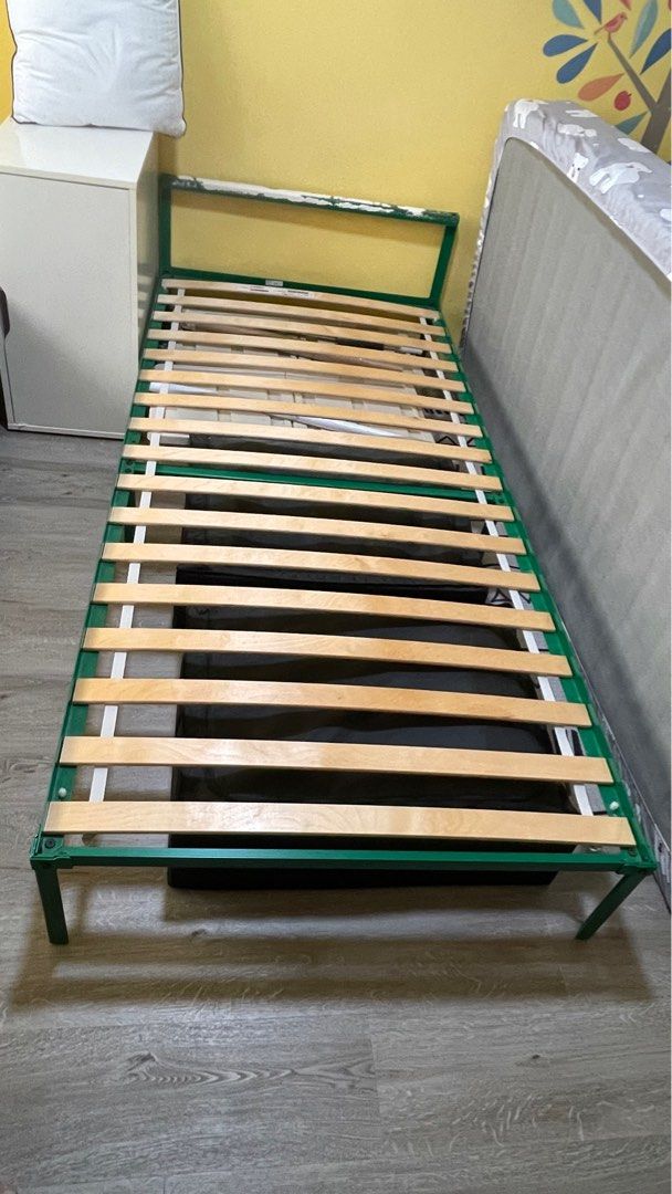 Ikea GRIMSBU single bed frame & LUROY slatted, Furniture & Home Living