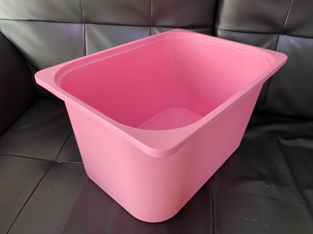IKEA TROFAST Storage Box Pink, Furniture & Home Living, Home