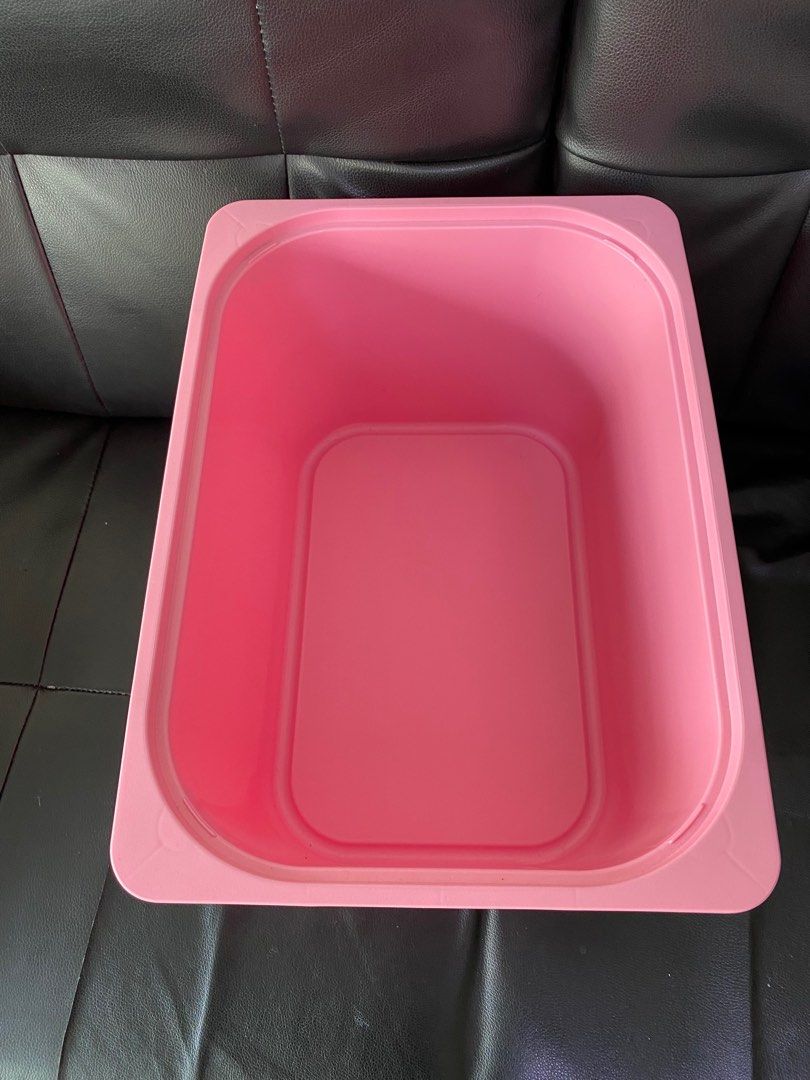 IKEA TROFAST Storage Box Pink, Furniture & Home Living, Home