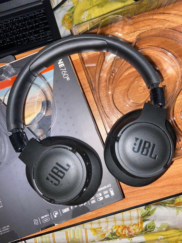 JBL Tune 760NC Bluetooth Noise Cancelling Headphones (Black), Audio,  Headphones & Headsets on Carousell