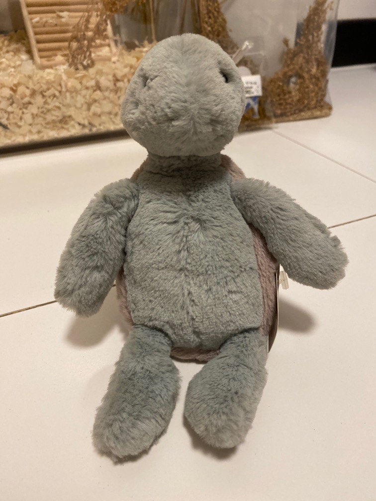 JellyCat Small Bashful Turtle (With Tag), Hobbies & Toys, Toys & Games ...