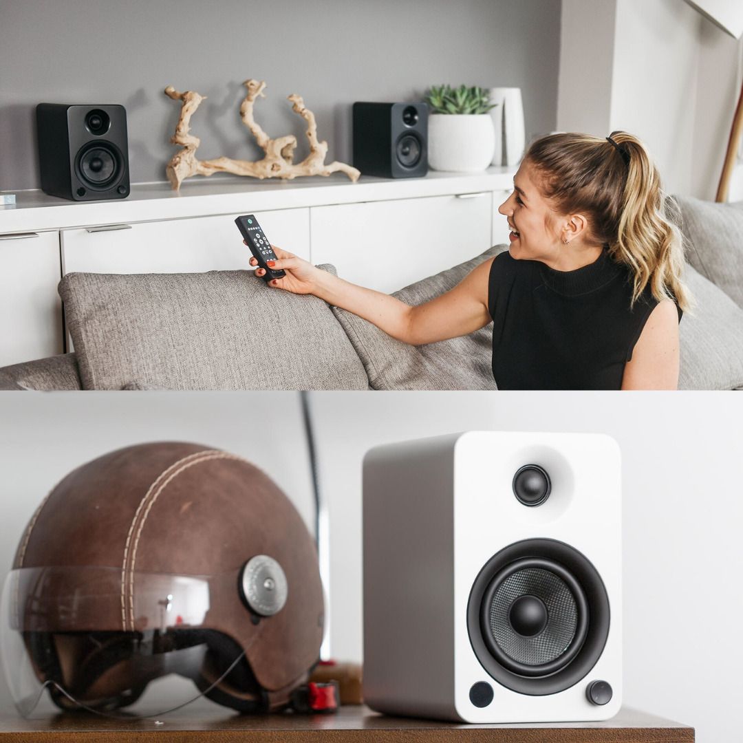 Kanto YU4 Powered Bookshelf Speakers with BuiltIn Bluetooth Pair