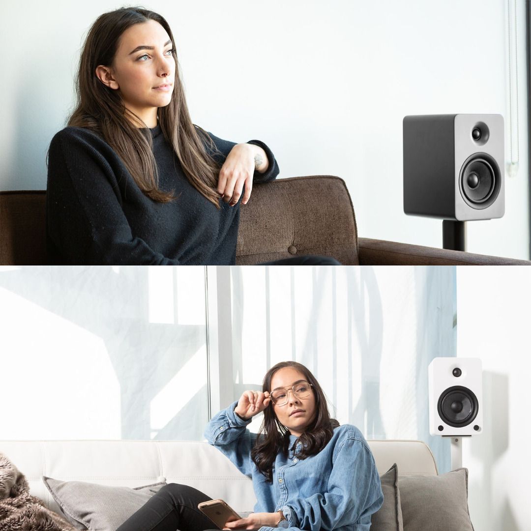 Kanto YU6 Powered Bookshelf Speakers with BuiltIn Bluetooth Pair