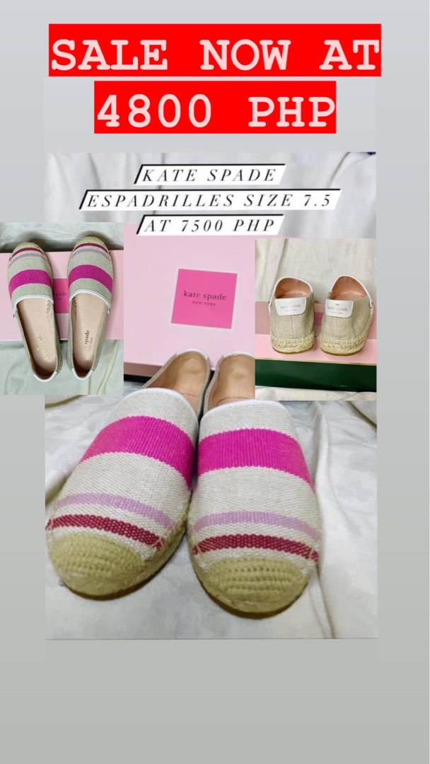 Kate spade garcia espadrille flat clearance
