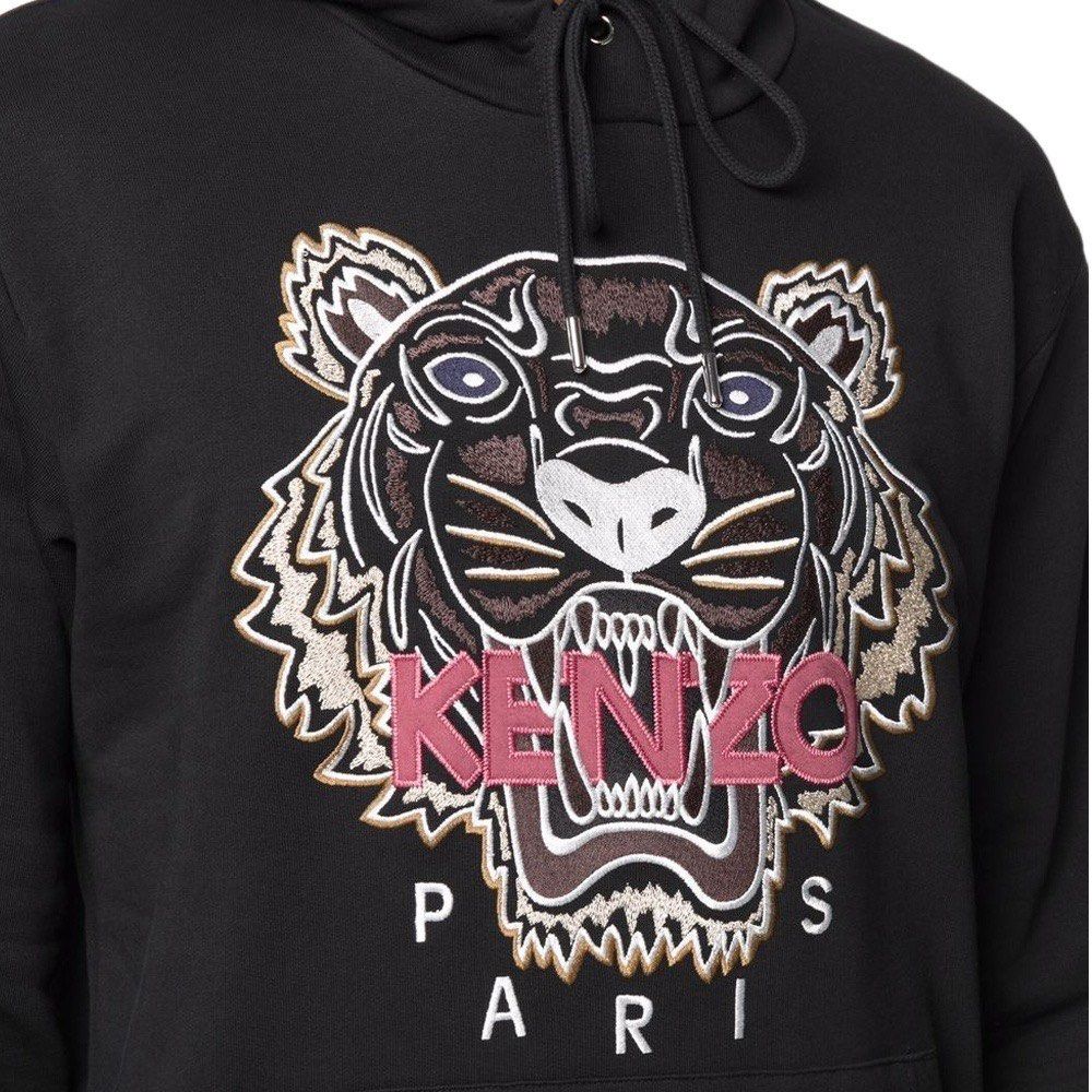 Kenzo tiger 2024 embroidered hoodie