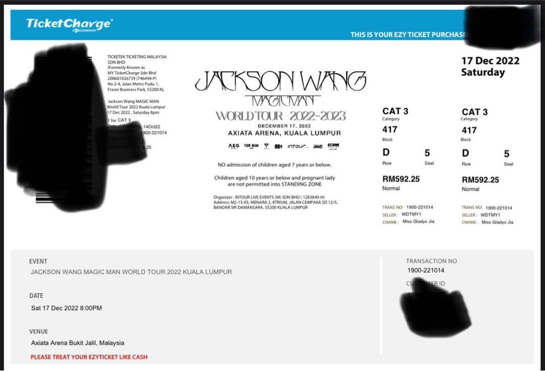 Jackson Wang on X: #MAGICMAN WORLD TOUR 2022 KUALA LUMPUR are NOW ON SALE!  . Get tickets here  . Date: December 17, 2022 Venue:  Axiata Arena, Kuala Lumpur . #MAGICMAN something