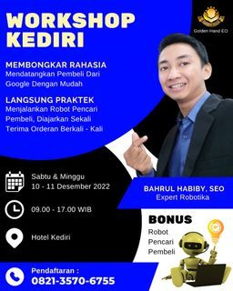LANGSUNG PRAKTEK!! 0821-3570-6755, Workshop Digital Marketing Mendatangkan Pembeli Dari Google Di Surakarta - Golden Hand EO