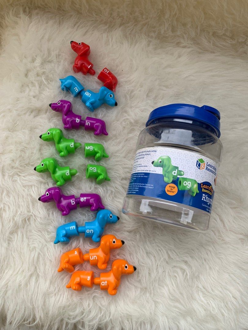 Learning Resources Rhyming Pups 18 piece set, Toys & Collectibles