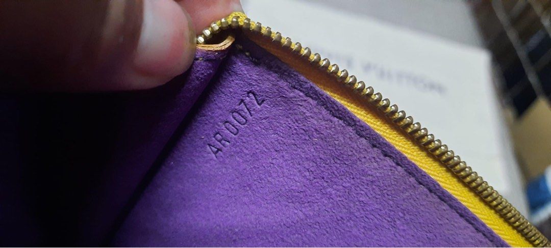 Louis Vuitton epi yellow pochette (Category: Luxury Bags & Wallets) located in Butuan. Submitted by natalday (Listing ID 1198565385, Image 3). Description: authentic .