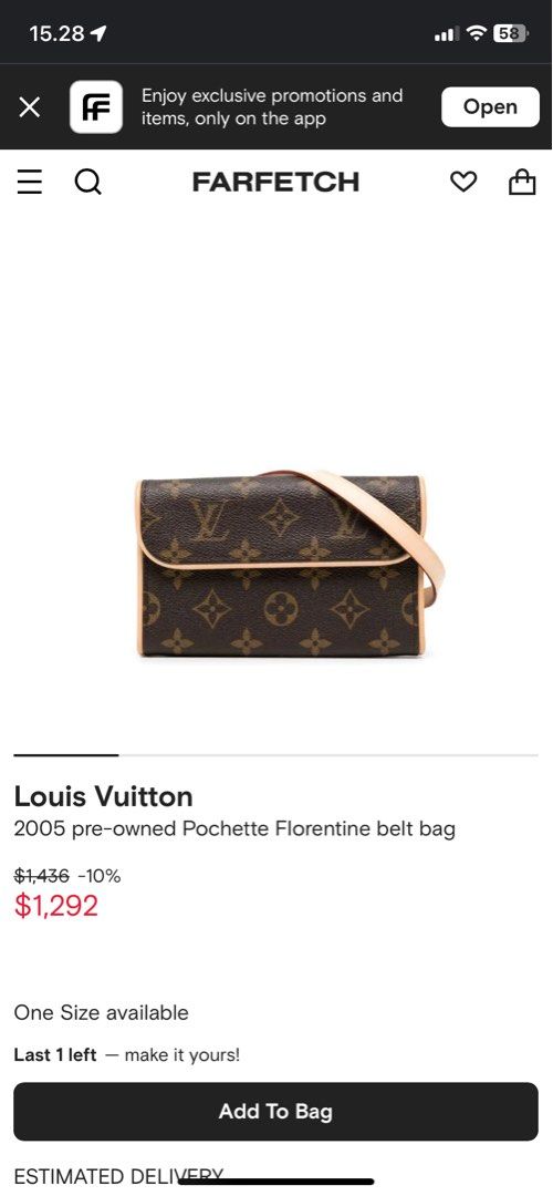 Louis Vuitton 2005 pre-owned Pochette Florentine Belt Bag - Farfetch