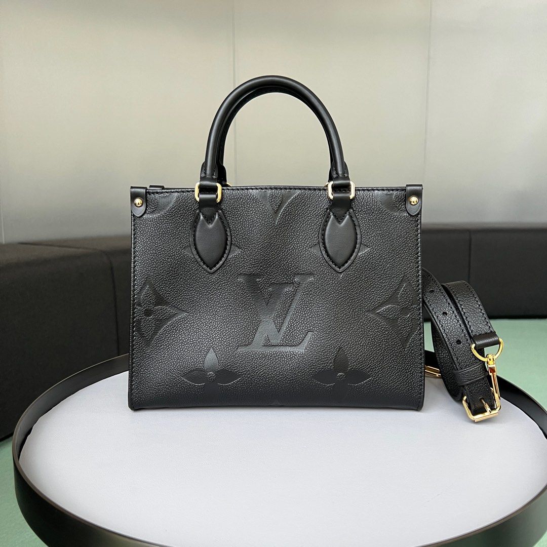 LOUIS VUITTON LV ONTHEGO PM - Embossed Empreinte Leather, Luxury, Bags &  Wallets on Carousell