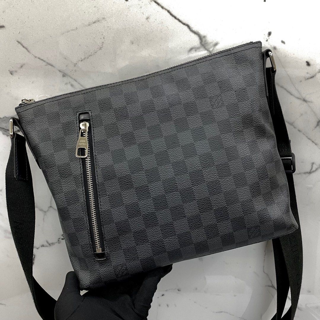 LOUIS VUITTON N41106 GRAPHITE MICK MM SHOULDER BAG 227031862