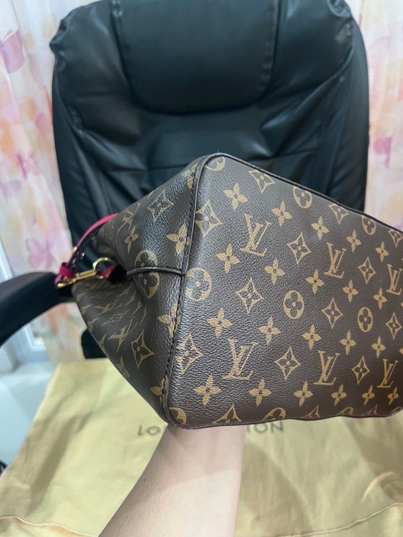 Louis Vuitton Neonoe Fuchsia Pink, Luxury, Bags & Wallets on Carousell