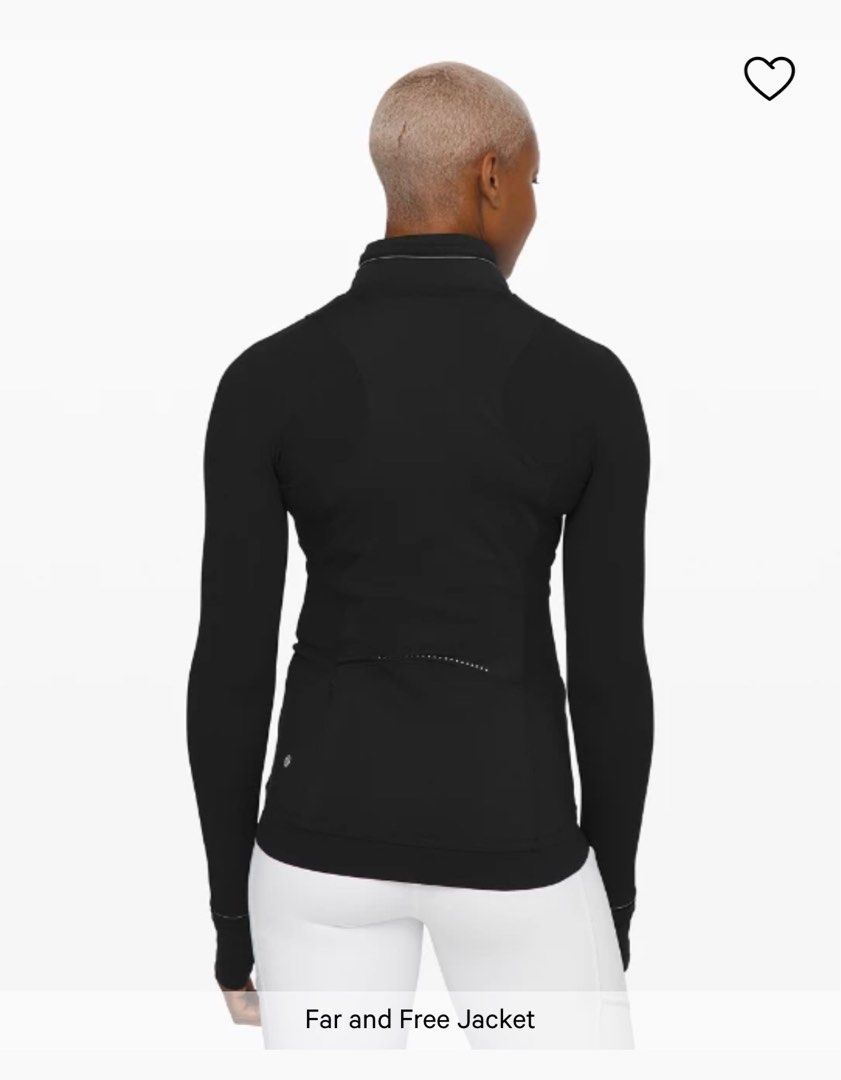 Lululemon Far and Free Jacket Women s Fashion Activewear on Carousell