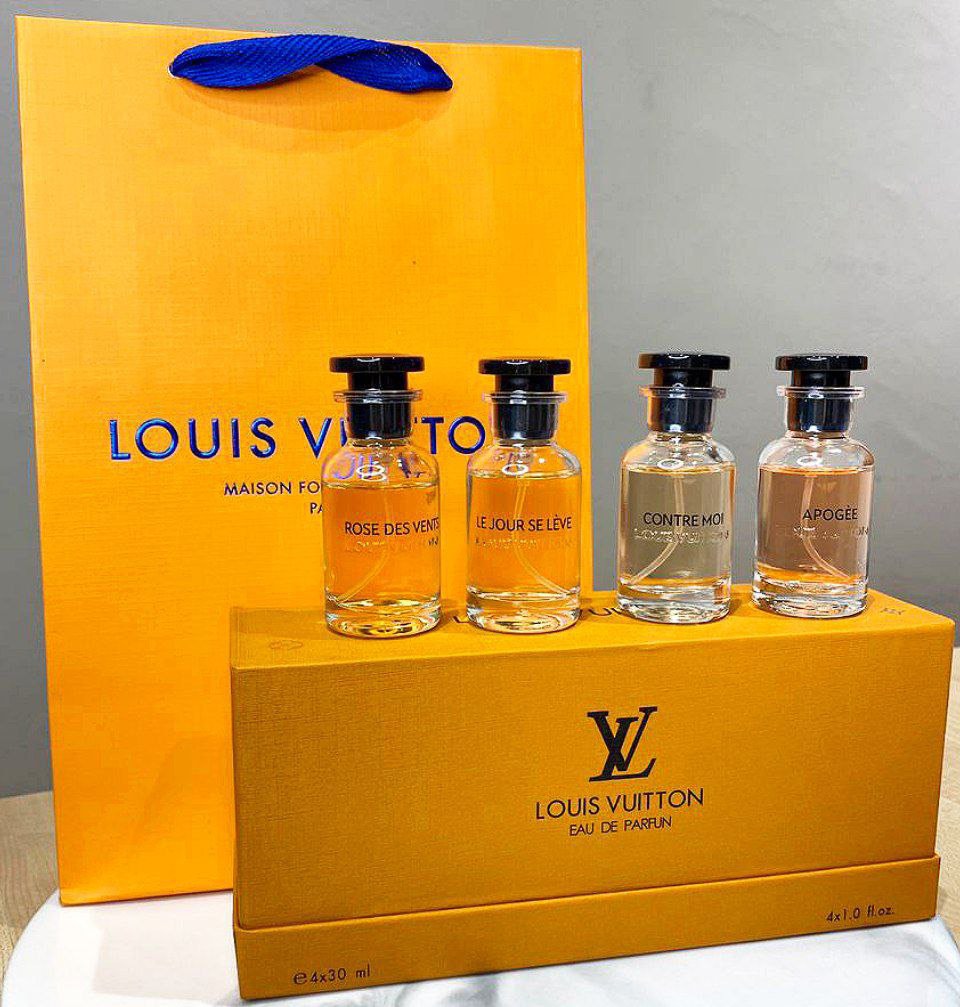 Lv miniature on sale set perfume