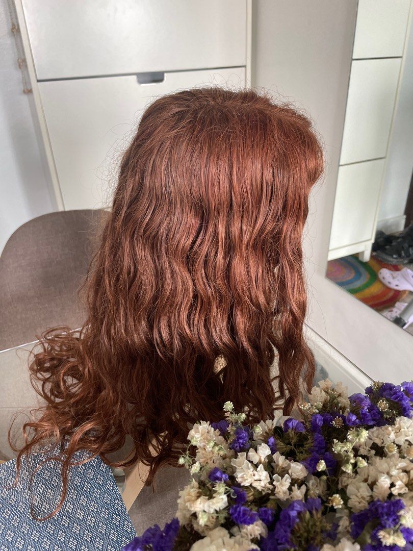 Lynelle Human Hair Wig (Redhead) (Category: Hair Accessories) located in San Juan City. Submitted by junesparkle9998 (Listing ID 1198669343, Image 2). Description: A beautiful redhead wig, well maintained and comes with a stand. Originally 12,000. Slightly negotiable. Comes with a box. .