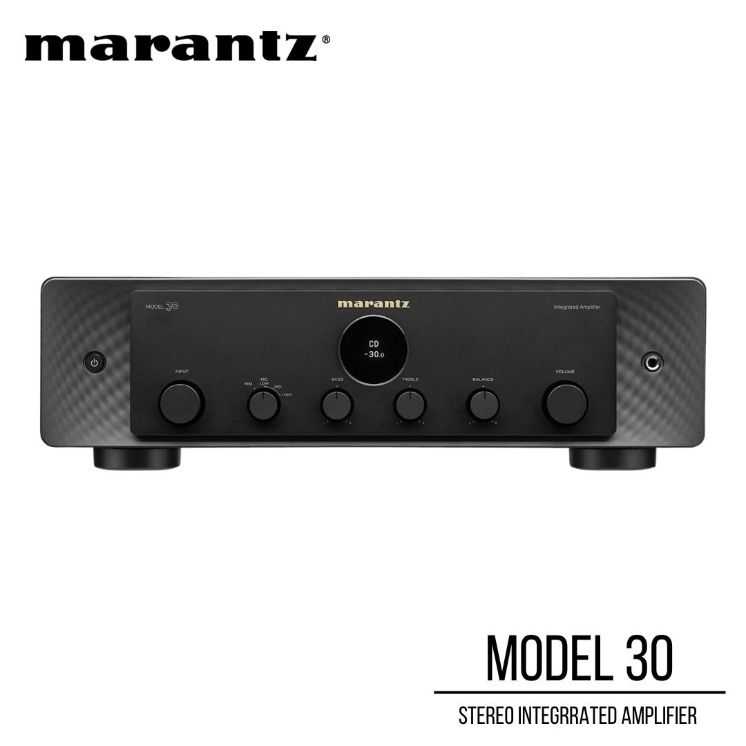 Marantz Stereo Integrated Amplifier (Black/Silver), Audio, Soundbars ...