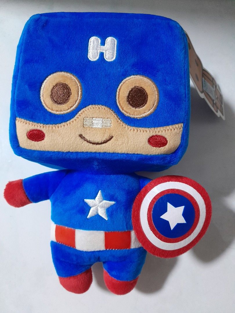 Captain America Stuffed Toy 8 (Mr. Box Planet), Hobbies & Toys,  Memorabilia & Collectibles, Vintage Collectibles on Carousell