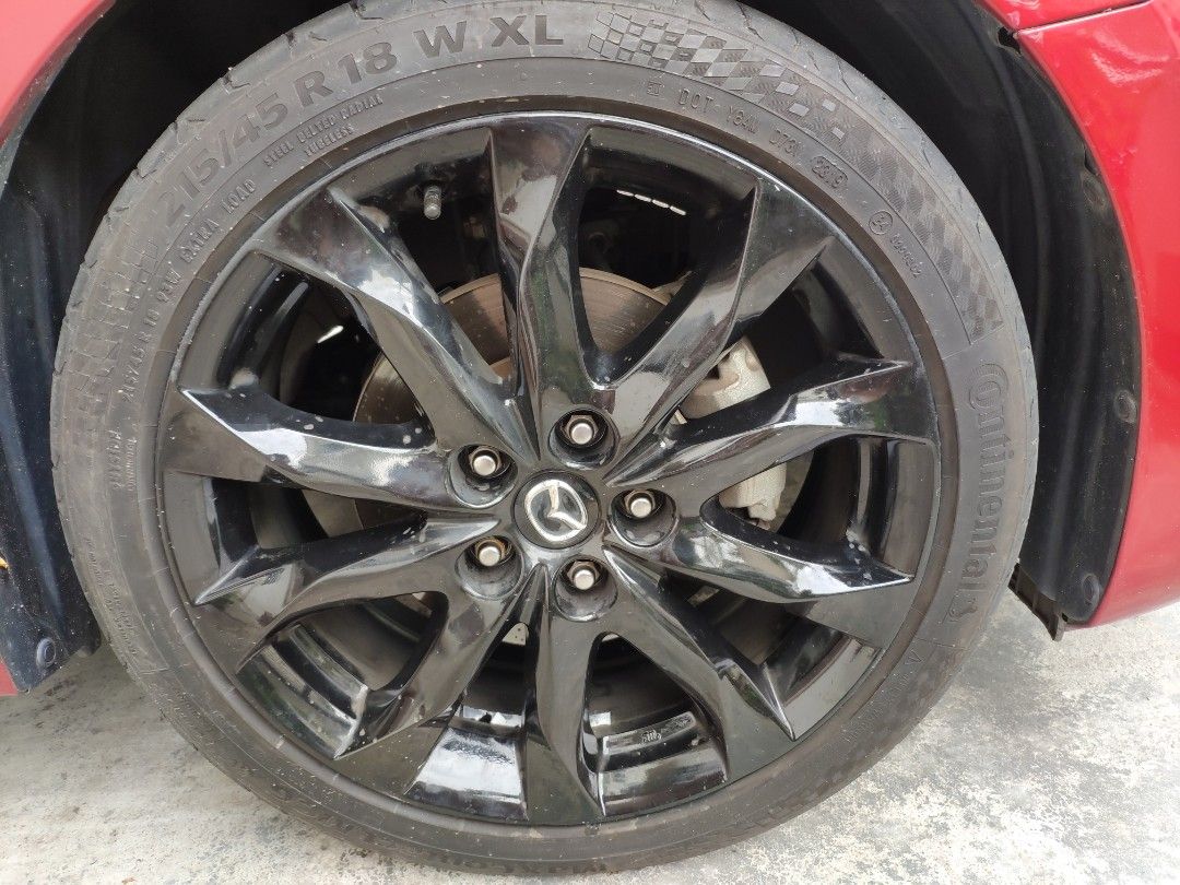 18 inch rims Mazda3 (swapping possible with Mazda 17" rims), Auto Accessories on Carousell