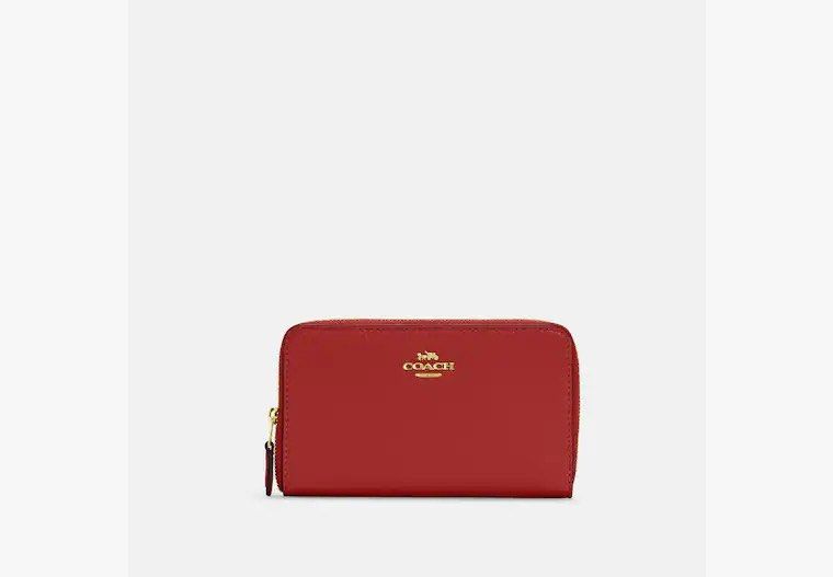 Red coach hotsell wallet
