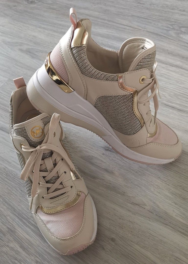 Michael Kors Georgie Leather Chain meshed Trainers