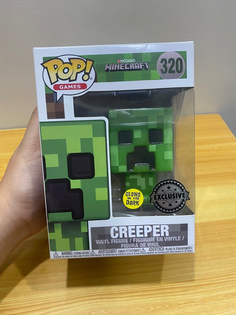 Glowing figurine Minecraft - Creeper